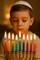 Standard Colored Chanukah Candles – 44 Count Hanukkah Menorah Candles